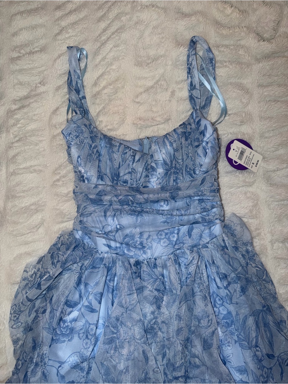 blue floral windsor dress 🩵💙